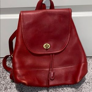 COPY - Authentic genuine leather coach backpack